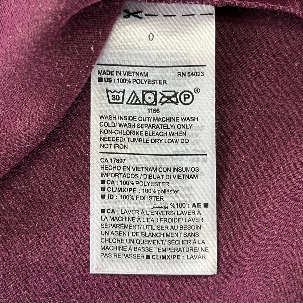Old Navy faux suede skirt miniskirt snap detail   size 0 - Picture 8 of 8